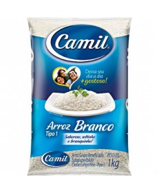 ARROZ AGULHA TIPO 1 CAMIL 1 KG