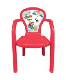 Cadeira Infantil de Pl&aacute;stico Educativa Decorada - Usual Plastic Brinquedos