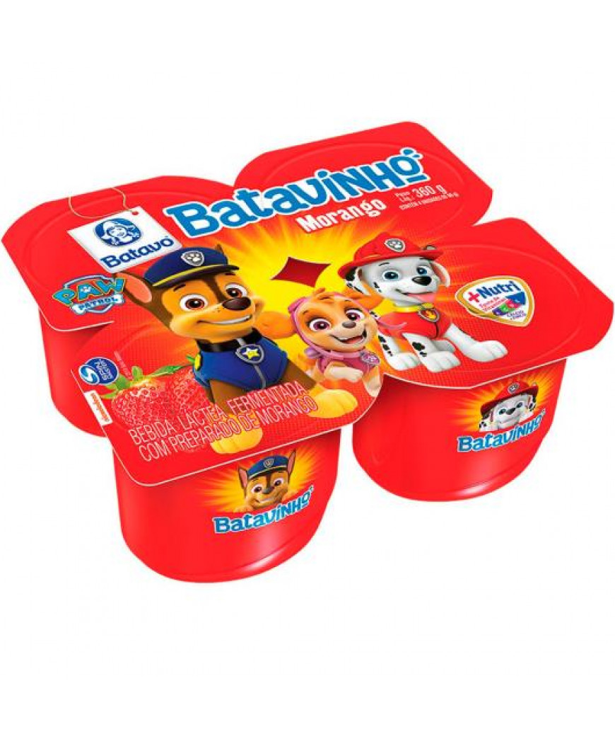 BEBIDA L&Aacute;CTEA MORANGO BATAVINHO 360G 