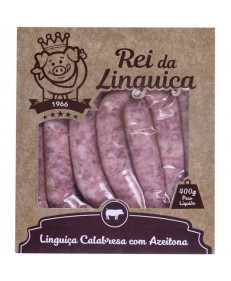 LINGUI&Ccedil;A REI DA LINGUI&Ccedil;A CALABRESA COM AZEITONA 400G 