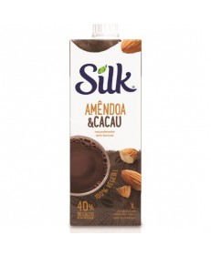 ALIMENTO DE AM&Ecirc;NDOA E CACAU SEM A&Ccedil;&Uacute;CARES SILK 1 L 
