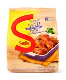 CORTES DE FRANGO SADIA ASSA F&Aacute;CIL COXA TEMPERADA CONGELADA 800G 