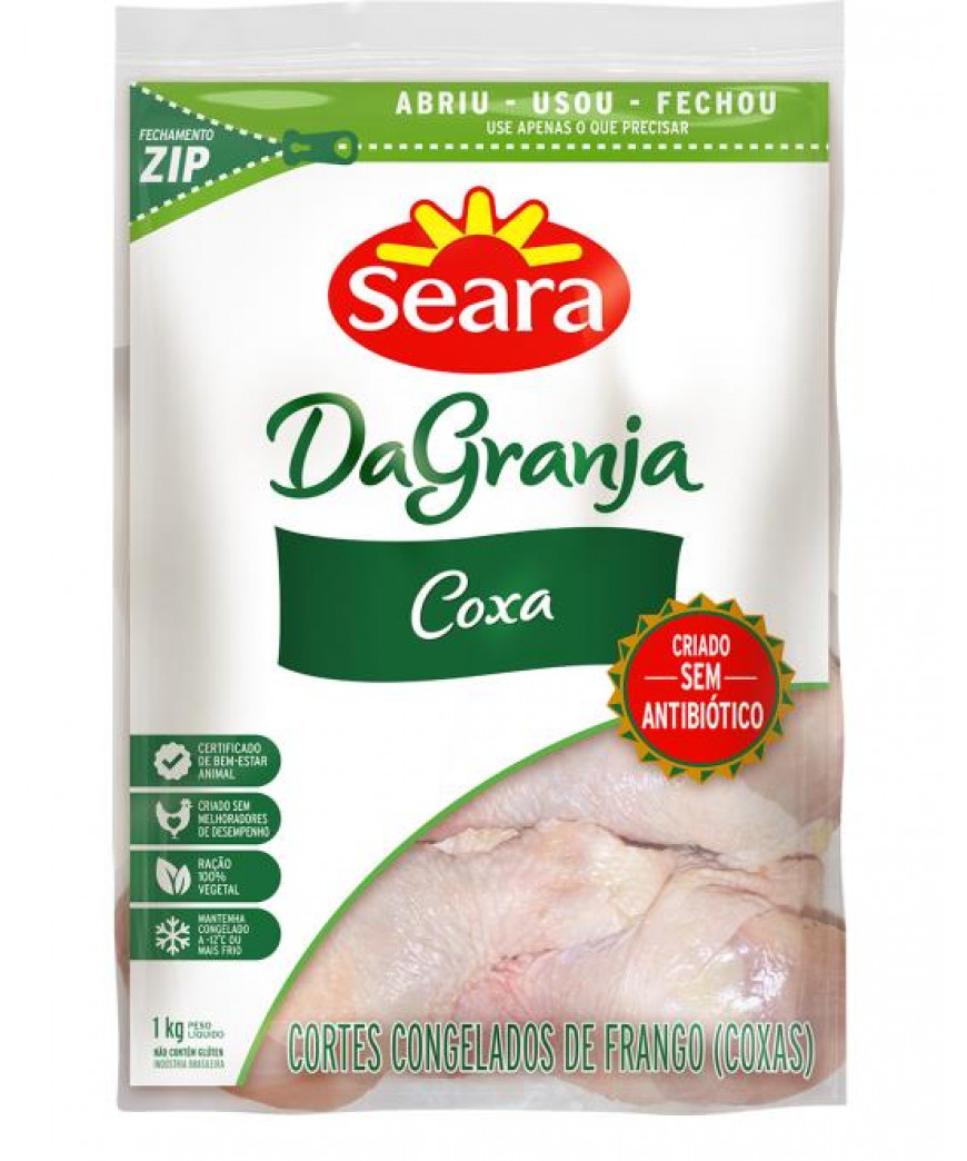 CORTE FRANGO COXAS DA GRANJA SEARA 1KG 