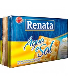 BISCOITO RENATA &Aacute;GUA E SAL 360G 