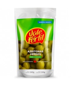 AZEITONA VERDE COM CARO&Ccedil;O SACH&Ecirc; VALE F&Eacute;RTIL 150G 