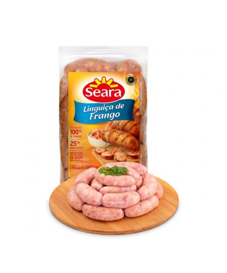 LINGUI&Ccedil;A DE FRANGO SEARA 700G 