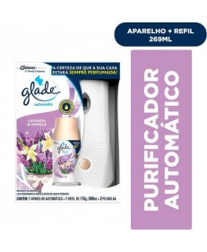 APARELHO ODORIZADOR AUTOM&Aacute;TICO + REFIL GLADE 175G + 2 PILHAS AA 